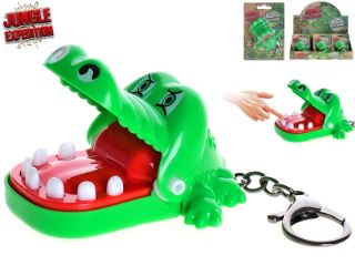 Obrázek z Klíčenka/Hra krokodýl Jungle Expedition 7cm na kartě (12) 